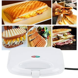 Breakfast Sandwich Maker - Hot Dog Toaster - Egg Panini Press Pan -  Nonstick Sandwich Skillet with Removable Handle