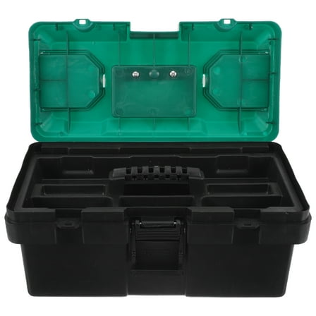 HOMEMAXS  Electrician Carry-out Case Small Plastic Tools Tote Toolbox