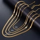 thumbnail image 2 of 316L Gold Color Stainless Steel Snake Chain Necklace for Women Men Herringbone Choker Neck Chains 2024 Trend Jewelry Gift Hot, 2 of 5