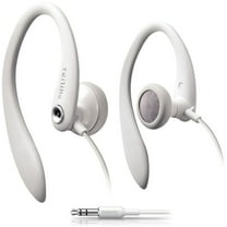 Philips SHS3200WT/37 Flexible Earhook Headphones White, 1.2m Cable, 15mm driver
