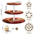 thumbnail image 5 of Wobogo Pink Basket Cat 3 Tier Acrylic Cake Stand with Clear Round Hold for Wedding Holiday Birthday Baby Shower Tea Party, 5 of 8