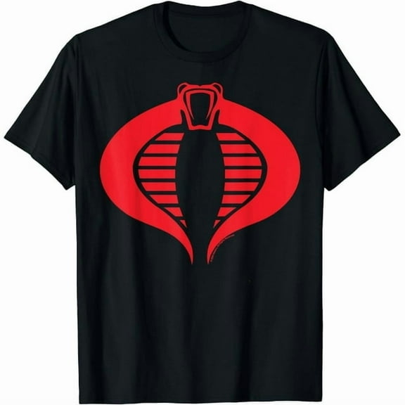 100% cotton tshirts men tee G.I. Joe Retro Silhouette Cobra Logo T-Shirt