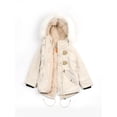 thumbnail image 3 of Orolay Kids' Toggle Jacket Soft Fleece Lined Winter Coat with Hood OKE6297X, 3 of 5