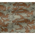 thumbnail image 6 of oneOone Viscose Jersey Brown Fabric Florals Craft Projects Decor Fabric Printed By The Yard 60 Inch Wide, 6 of 6