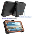thumbnail image 3 of Njjex For Motorola Moto G Play 4G 2024 6.5" Case with Belt-Clip Holster ,Heavy Duty Protective Drop Protection Shockproof Cover with [Built in Screen Protecotr] - Orange, 3 of 6