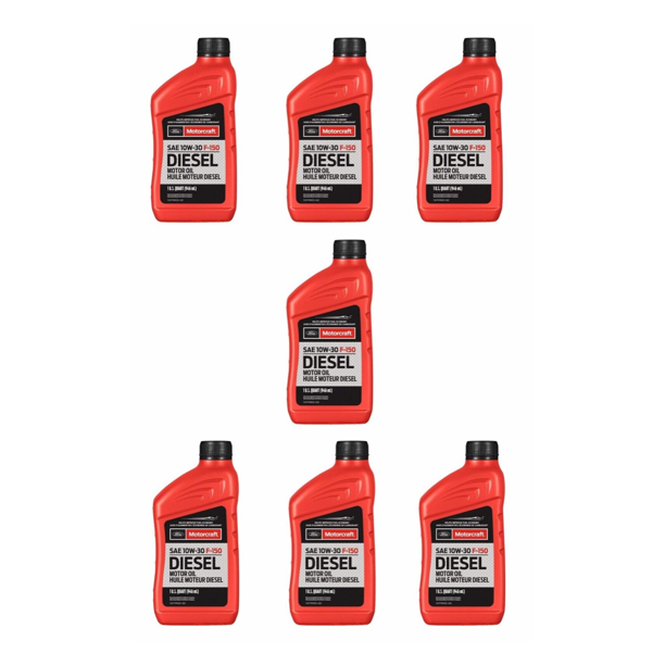 7 Quarts Diesel Engine Oil FORD Super Duty SAE 10W30 F150 3.0L Power