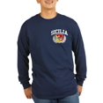thumbnail image 1 of CafePress - Sicilia - Long Sleeve Dark T-Shirt, 1 of 1