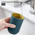 thumbnail image 4 of Duslogis Household Unbreakable Reusable Drinking Cup Set 4 Colors, Plastic Toothbrush Cup 300 ml (10 oz) Dishwasher Safe (Light Blue & Navy & Light Pink & Light Grey), 4 of 7