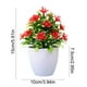 thumbnail image 3 of Simulación de ciruelos de cinco hojas en macetas, plantas de bonsái, simulación de flores, ideal para decoración de interiores, jardines, terrazas y escritorios de oficina., 3 of 5