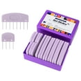 thumbnail image 3 of 20 Pcs Knit Blocker Combs, Color Knit Blockers Combs for Blocking, Rainbow Knitting Blockers Pins for Blocking Mats Knitting Pins Kit Knitting Tools, Multi Colors, 3 of 8