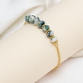 thumbnail image 5 of Gempires Mossagate Bolo Beads Bracelet for Women and Teens, 8 inch Adjustable Fashion Jewelry, 5 of 6