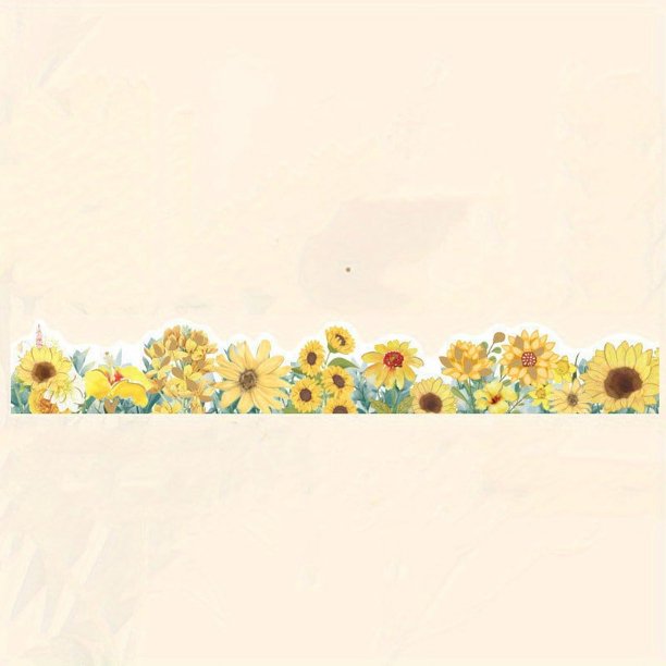 1pc/pack Fresh Plants Flowers Masking Washi Tape Vintage Rose Decorative Adhesive Tape Diy Scrapbooking Sticker Label Stationery 30MM*118.11inch