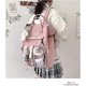 thumbnail image 3 of Mochila Kawaii yuxing con pin y accesorios Kawaii rosa, 3 of 5