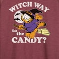 thumbnail image 3 of Garfield - Witch Way To The Candy - Women's Lightweight French Terry Long Sleeve Shirt, 3 of 5