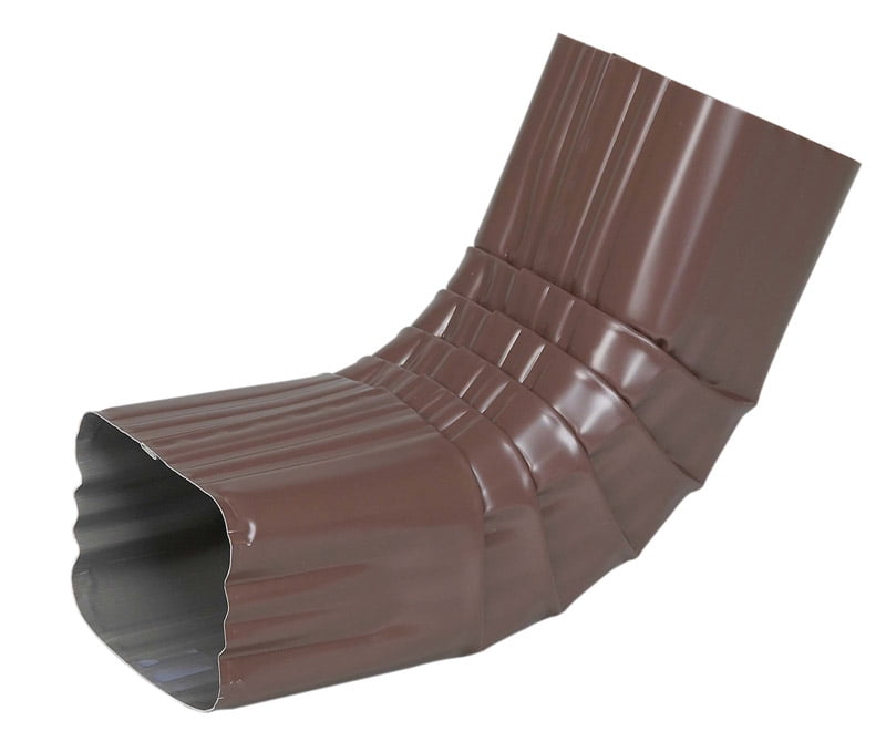 Amerimax A Elbow 75 Degree 3 ' X 4 ' Aluminum Brown Case of 10