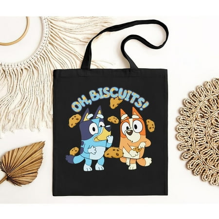 vintage Bluey Oh Biscuits Bag  Tote Bag Beautiful  Top Trending  DGD1390308-LUXEU.-TH23294