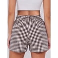 thumbnail image 4 of ANRABESS Boxer Shorts for Women Pajama Gingham Shorts 2026 Summer Casual Lounge Shorts Elastic Waist Beach Sleep Shorts Trendy Y2K Plaid Pajama Bottoms with Pockets, 4 of 10