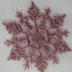thumbnail image 3 of Naiovety 12 piezas hogar Oficina Hotel al aire libre portátil Navidad copo de nieve decoración Navidad colgante decoración banquete Kits de decoración para fiestas Rosado, 3 of 6