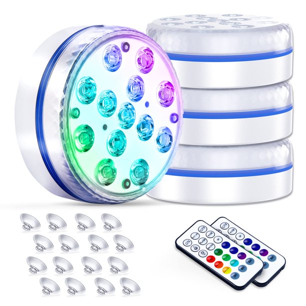 Submersible Led Pool Lights for Above Ground Pools IP68 Waterproof