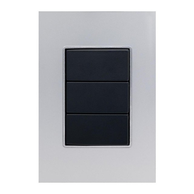 Placa 3 Ventanas Lexan Cristal Plata Alpha