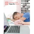 thumbnail image 5 of TECKNET 2.4G Ergonomic Mouse Vertical Wireless - 4800 DPI Optical Carpal Tunnel Mouse Right Hand, 5 Adjustable DPI, Quiet Clicks, 6 Buttons for Laptop, Desktop, PC, Computer - Pink, 5 of 8