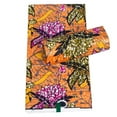 thumbnail image 4 of African Fabric Ethnic Ankara Kente Bronzing Gold Stamping Print Fabric 6 Yards for Sewing Dress Craft, 4 of 5