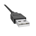 thumbnail image 2 of Cable Leader 2ft USB 2.0 High Speed Panel-Mount Type A Male to Type A Female Cable, Black, 2 of 5
