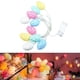thumbnail image 3 of Guirnalda de huevos de Pascua, lámpara con batería, cable de cobre LED resistente al agua para césped, dormitorio, fiesta, jardín interior y exterior grieta 15 m 10LED Sunnimix Luces de cortina, 3 of 8
