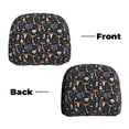 thumbnail image 6 of Kdxio Mushroom Pattern Print 2 Piece Car Head Rest Covers Set Auto Front/Rear Seats Headrest Cover Universal Fit Most Cars,Sedan, SUV, 6 of 9