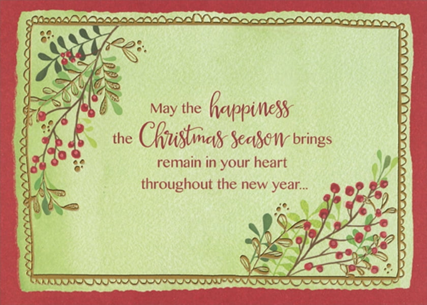 Designer Greetings Happiness the Christmas Season Brings Box of 18