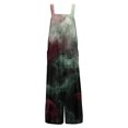 thumbnail image 5 of WTOBBY Women's Casual Sleeveless Jumpsuit in Cotton with Halloween Printed Design, Lightweight and Breathable for Everyday Comfort, Perfect for Warm Weather,MulticolorXL, 5 of 7