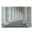 thumbnail image 1 of Pillar Cutting Board, Theme Roman Columns Stone Pillars Old Architecture Theme Digital Image, Decorative Tempered Glass Cutting and Serving Board, Large Size, Dust and Grey, by Ambesonne, 1 of 1