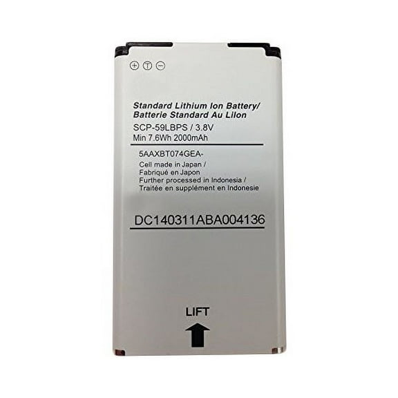 Battery for Kyocera SCP-59LBPS Single Pack Replacement Battery