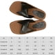 thumbnail image 2 of Sandalias planas con correa cruzada sandalias de playa con punta abierta zapatillas de casa informales para mujer, 2 of 6