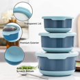 thumbnail image 4 of dxynlzq Premium Stainless Steel Food Containers/Bento Lunch Box with Anti-Slip Exterior    420ML  730ML 1.2L  Leakproof  BPA Free  Portion Control, 4 of 6