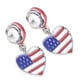thumbnail image 2 of 10 pulseras con bandera americana, aleación, cadena de mano, joyería, pulsera de moda para mujeres, niñas y mujeres (Estados Unidos), 2 of 4