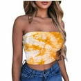 thumbnail image 2 of Tube Tops, Womens Printed Strapless Yoga Exercise Chest Wrap Pullover, 2 of 4