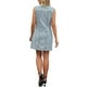thumbnail image 3 of VESTIDO DE MEZCLILLA SIN MANGAS INSPIRE CHIC, Con Botones, Vestido Mini A-Line con Bolsillos, Azul Claro M, 3 of 6