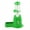 Green, variant on 3 in 1 Hamster Hanging Water Bottle Pet Auto Dispenser with Base for Dwarf Hamster Mouse Rat Hedgehog