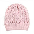 thumbnail image 3 of Hudson Baby Family Knitted Caps 3pk, Pink Cream, Infant Toddler, 3 of 5