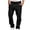 Black, variant on Cargo Work Pants for Men Elastic Waist Workout Joggers Outdoor Casual Hiking Sweatpants with Multi Pockets