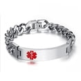 thumbnail image 2 of Pulsera de acero inoxidable Fernando para hombre, 2 of 6