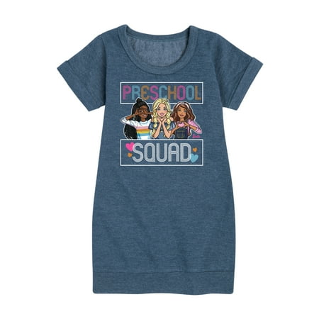 

Barbie - Back To School - Preschool Squad - Toddler And Youth Girls Fleece Dress