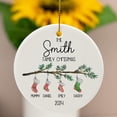 thumbnail image 2 of Regalos de Navidad personalizados Adorno de Navidad Árbol Decorar Recuerdo Decoración Adorno personalizado para casarse Ceremonia de boda, 2 of 5