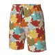 thumbnail image 4 of Balery Fall Maple Leaves Traje de Baño Estilo Hawaiano para Hombre, Shorts de Secado Rápido con Bolsillos-X-Large, 4 of 6