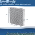 thumbnail image 2 of LAICAIW 10 Water Panel Humidifier Filter Replacement for Aprilaire Whole House Humidifier Pad Filters Models 110, 220, 500, 500A, 500M, 550, 550A, 558 (Pack of 2), 2 of 7