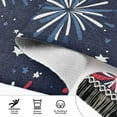 thumbnail image 6 of Yayeee Runner Rug for Bedroom 2'x6' Machine Washable Hallway Non Slip Mat, Red and Blue Fireworks Pattern, 6 of 8