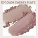 thumbnail image 4 of Paleta de sombras de ojos AMY'S DIARY, 12 colores, rosa claro y morado, 4 of 7