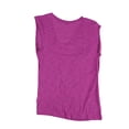 thumbnail image 2 of bar III Camiseta básica para mujer SS Twist Slub, púrpura, pequeña, 2 of 2