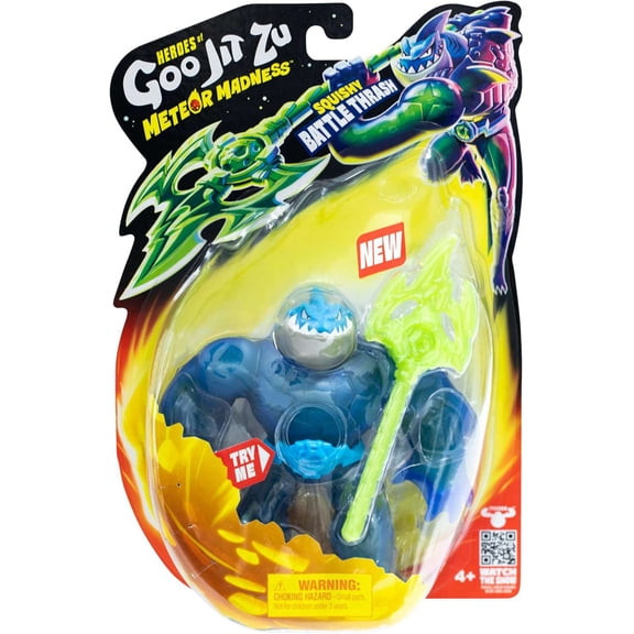 Heroes of Goo Jit Zu Meteor Madness Squishy Battle Thrash Action Figure
